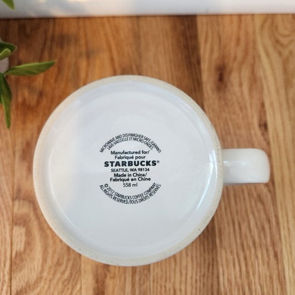 Starbucks Classic White And Green Mermaid Logo 2012 558Ml Ceramic Mug - Picture 2 of 7